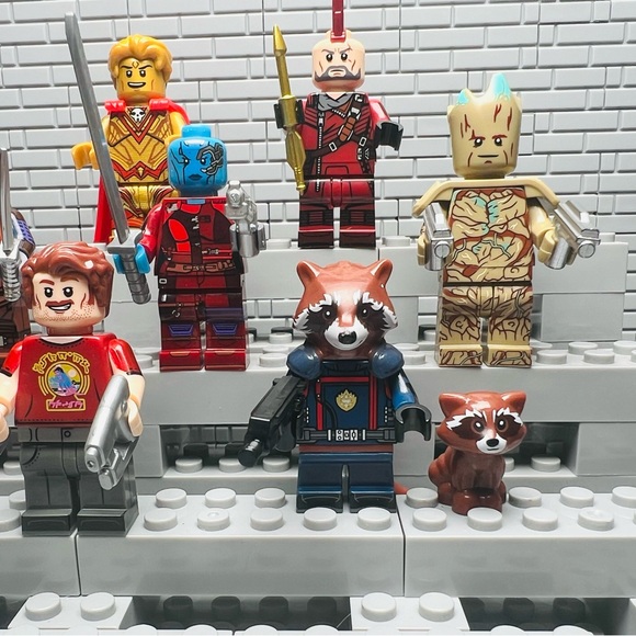 Guardians of the Galaxy Custom Minifigures Lot of 9 - Picture 2 of 6